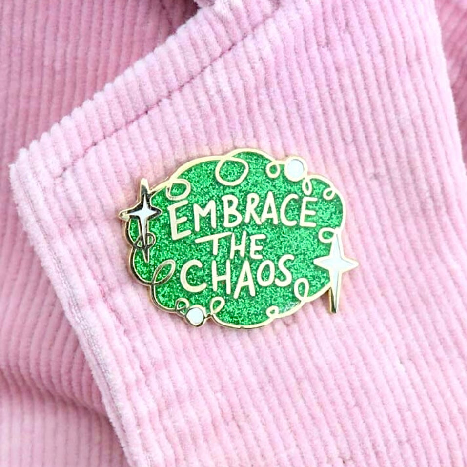 Jubly-Umph Lapel Pin Embrace The Chaos