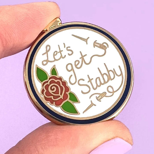 Jubly-Umph Lapel Pin Let’s get Stabby