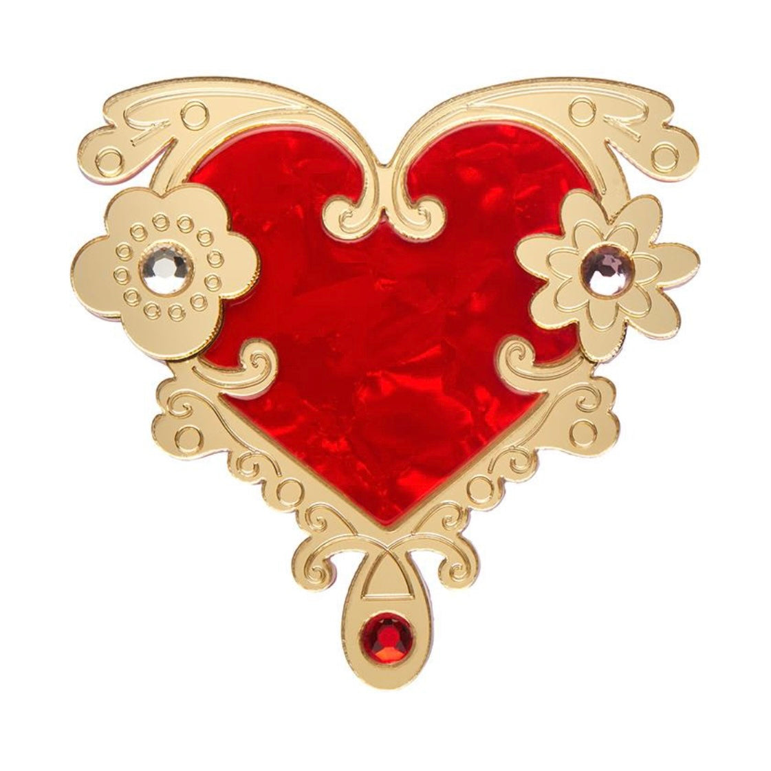 Erstwilder Love or Narcissism Brooch