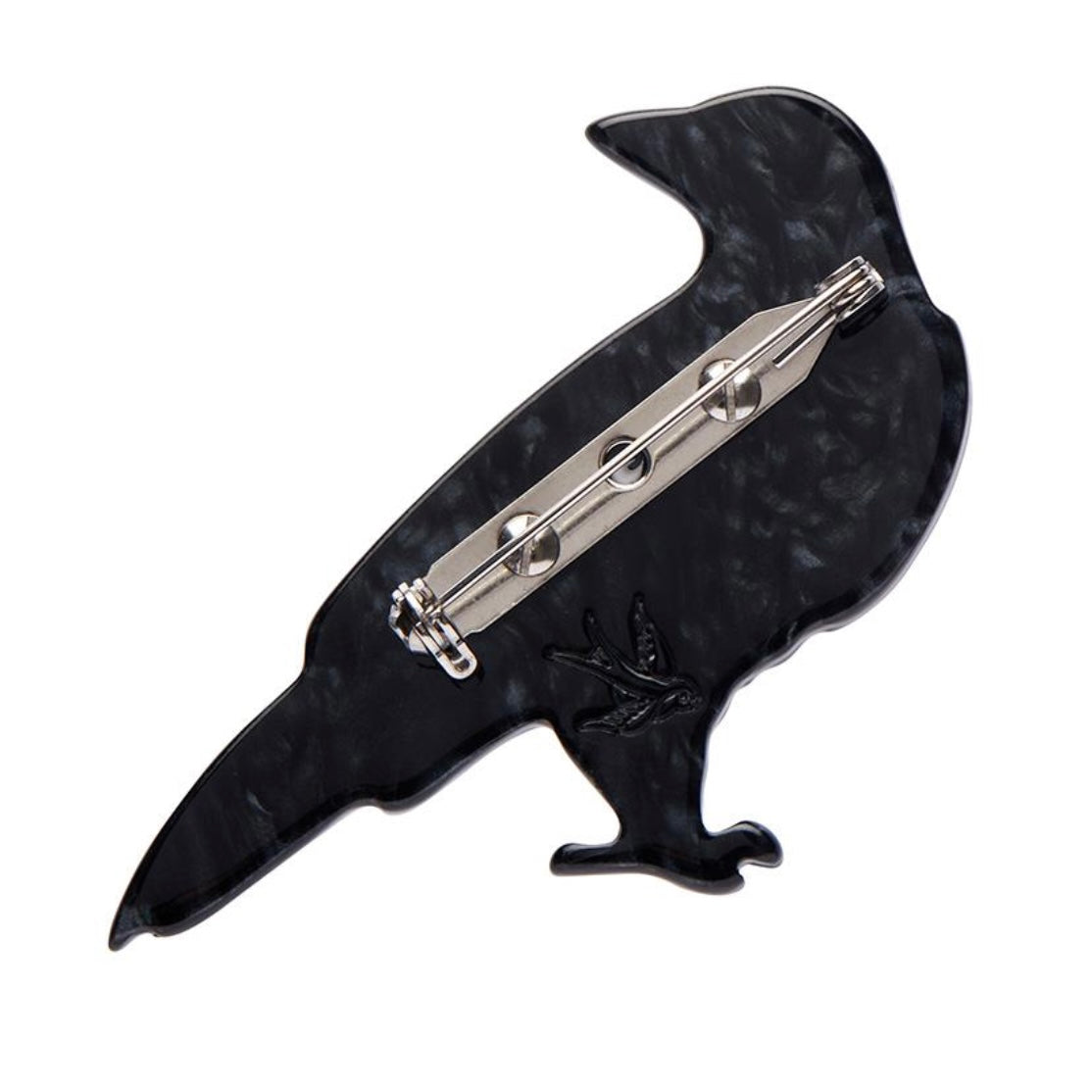 Erstwilder Black As Night Brooch