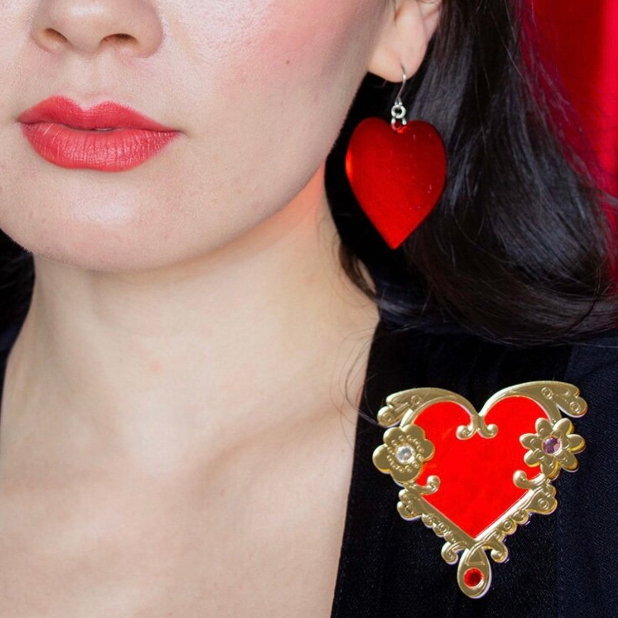 Erstwilder Love or Narcissism Brooch