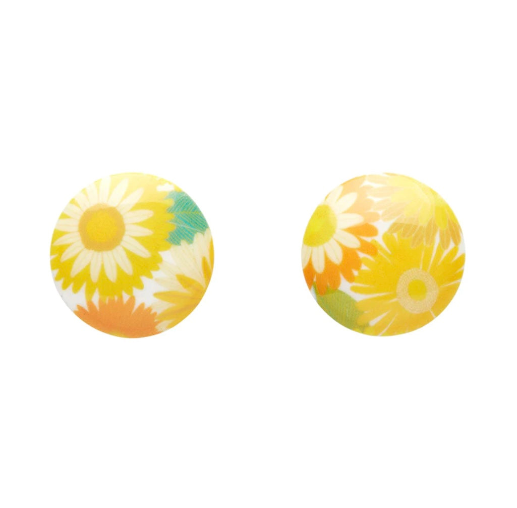 Erstwilder Daisy Rounded Stud Earrings