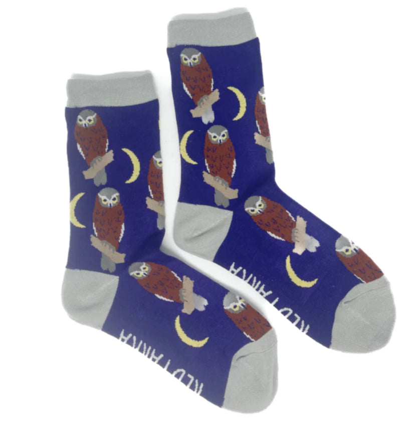 Red Parka - Owl Socks