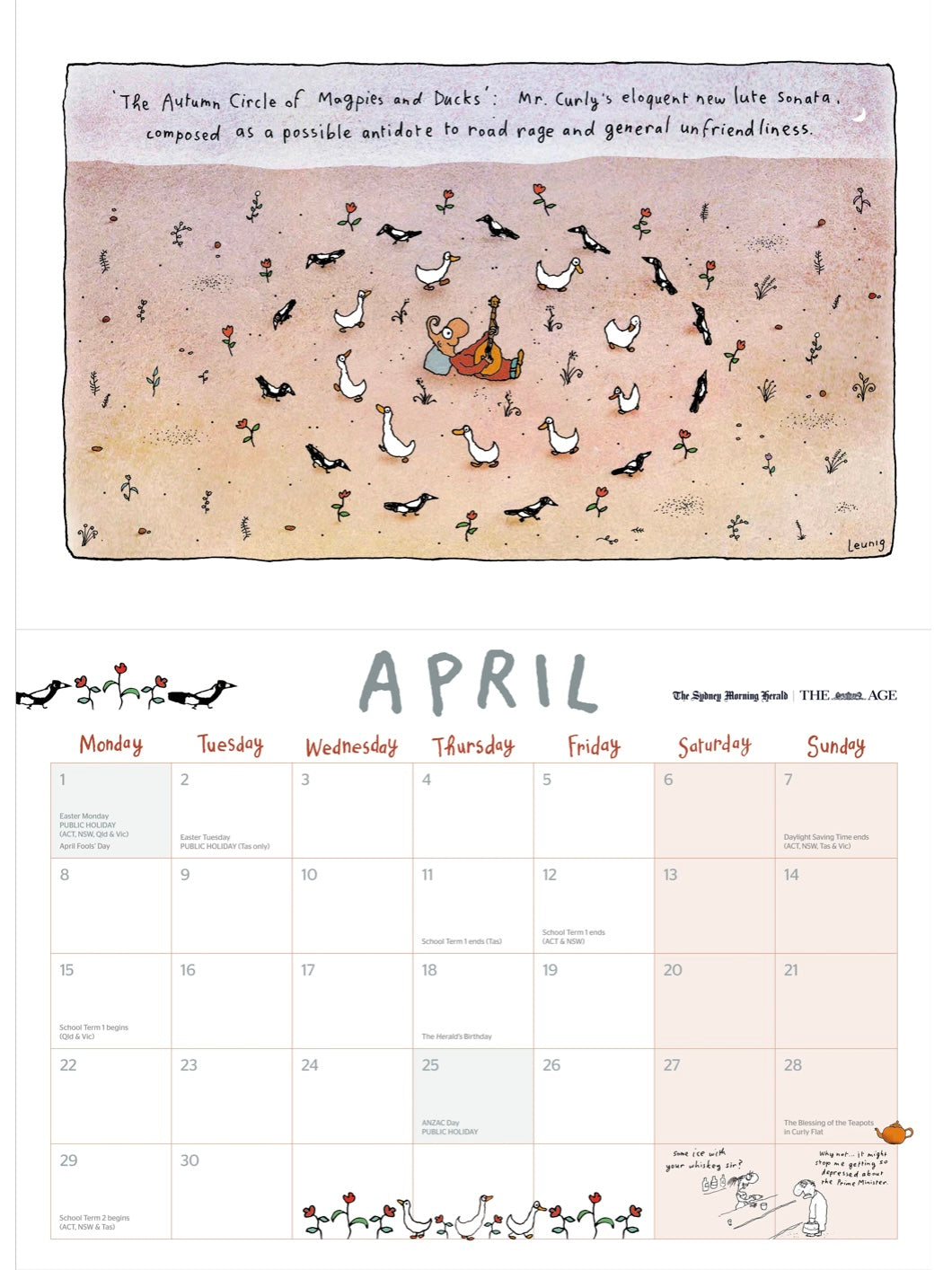 Leunig Calendar 2024