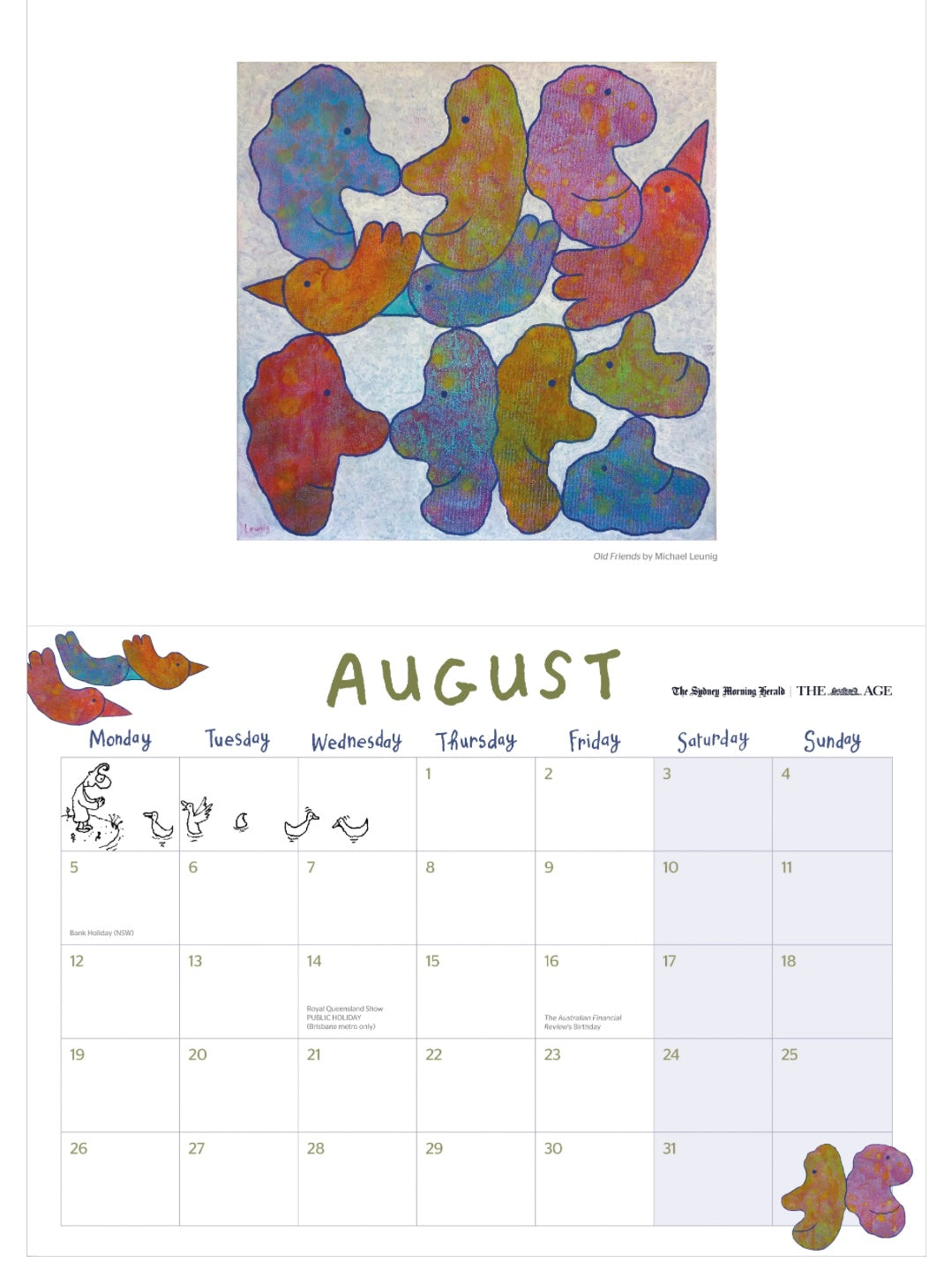 Leunig Calendar 2024