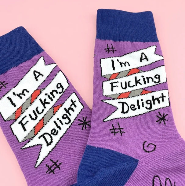 Jubly-Umph Socks - I’m A Fucking Delight