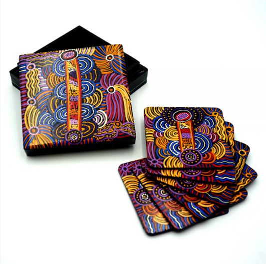 Better World Arts - Coaster Set, Nora Nyutjanka Davidson