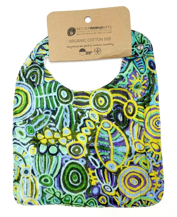 Better World Arts - Organic Cotton Bib, Cedric Varcoe