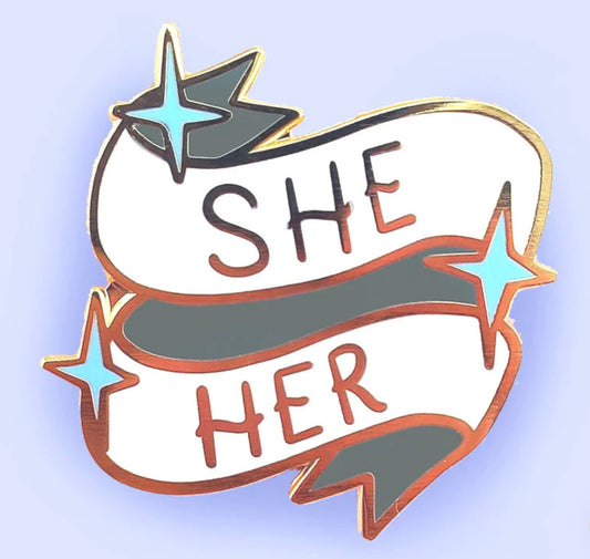 Jubly-Umph Lapel Pin - She/Her