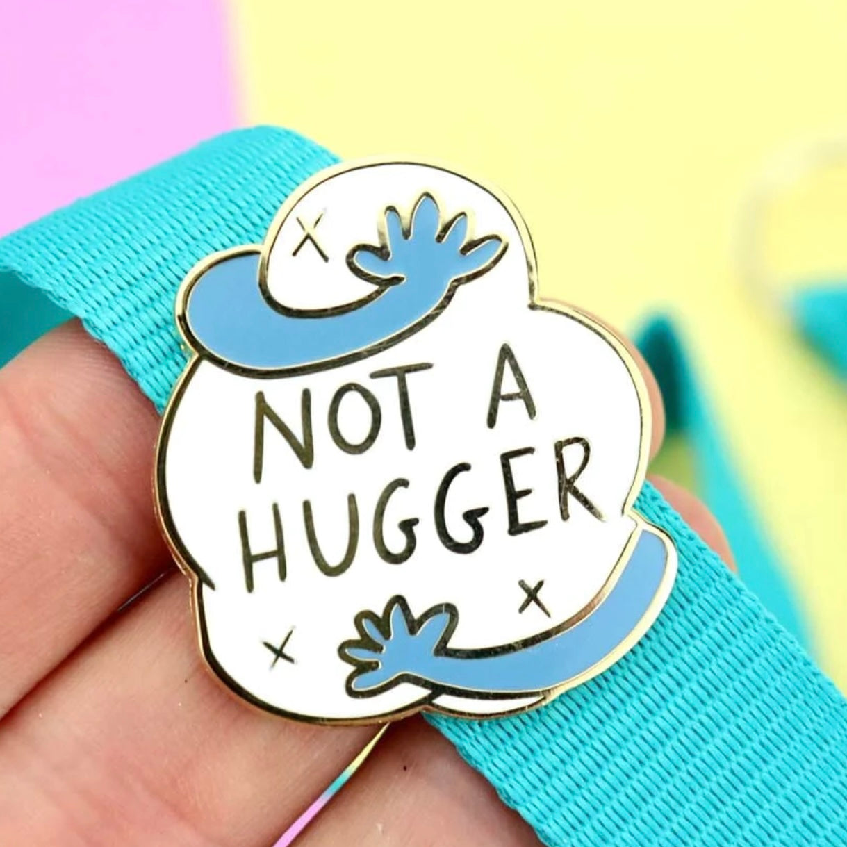 Jubly-Umph Lapel Pin - Not A Hugger