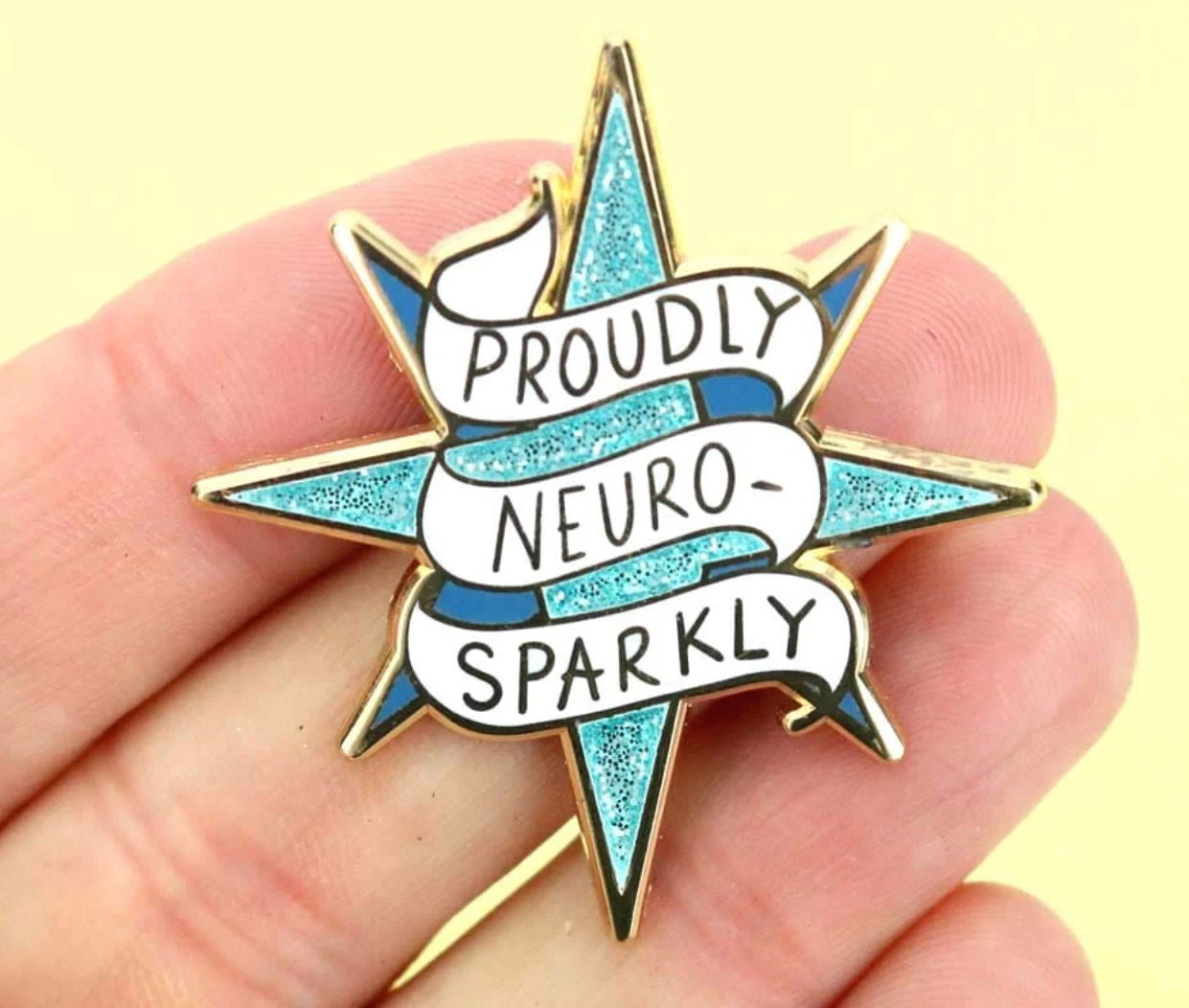 Jubly-Umph Lapel Pin - Proudly Neuro-Sparkly