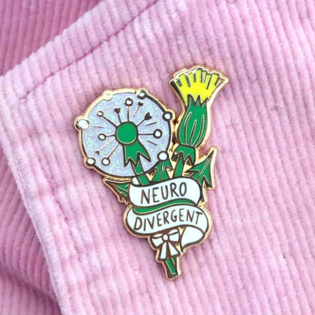 Jubly-Umph Lapel Pin - Neurodivergent
