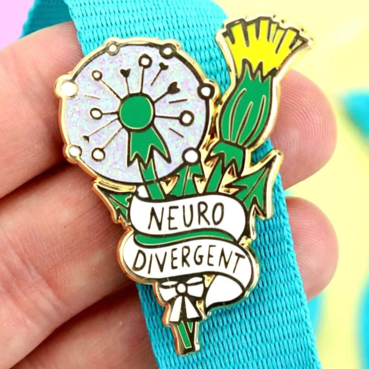 Jubly-Umph Lapel Pin - Neurodivergent
