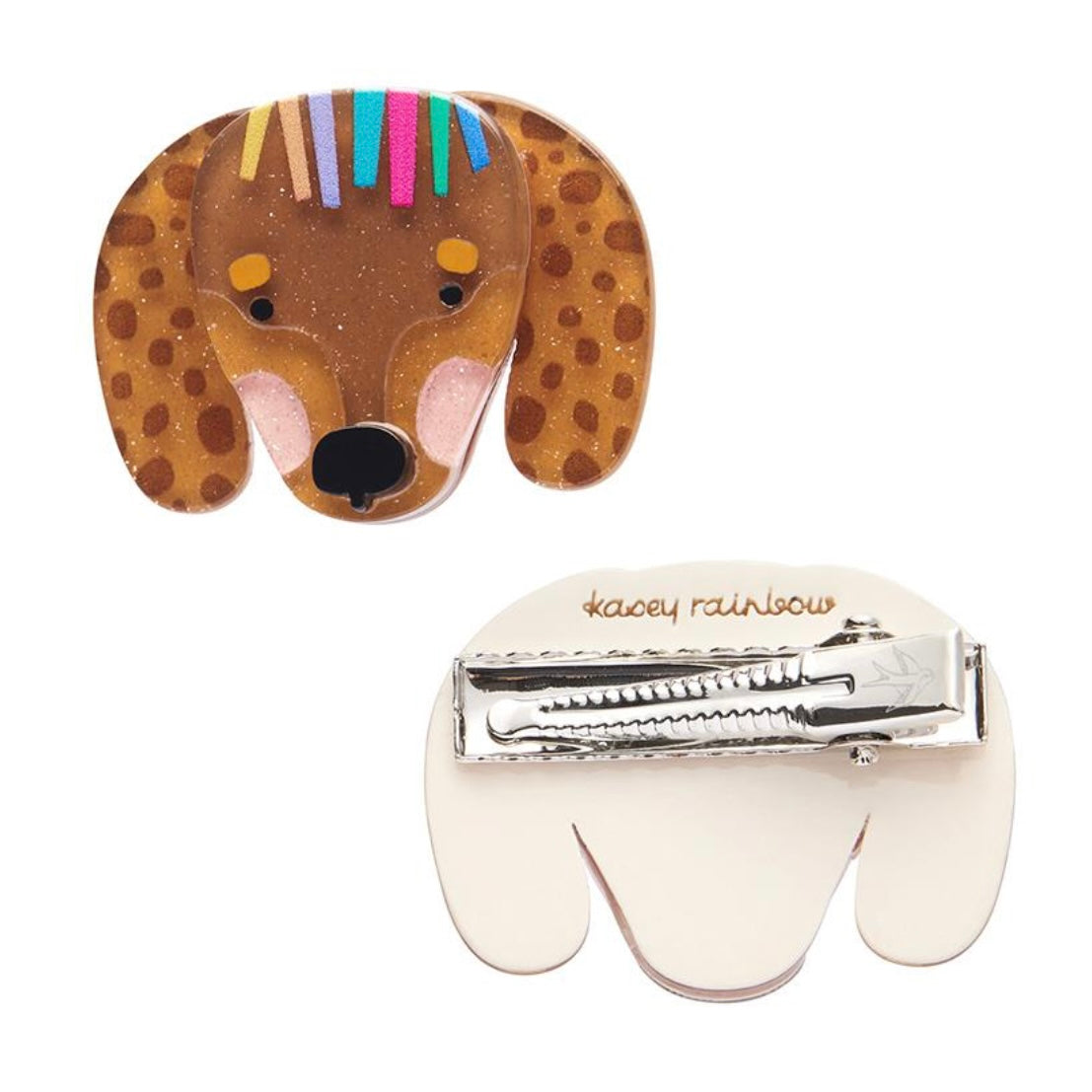 Erstwilder Darcy the Dachshund Hair Clip Set - 2 Piece