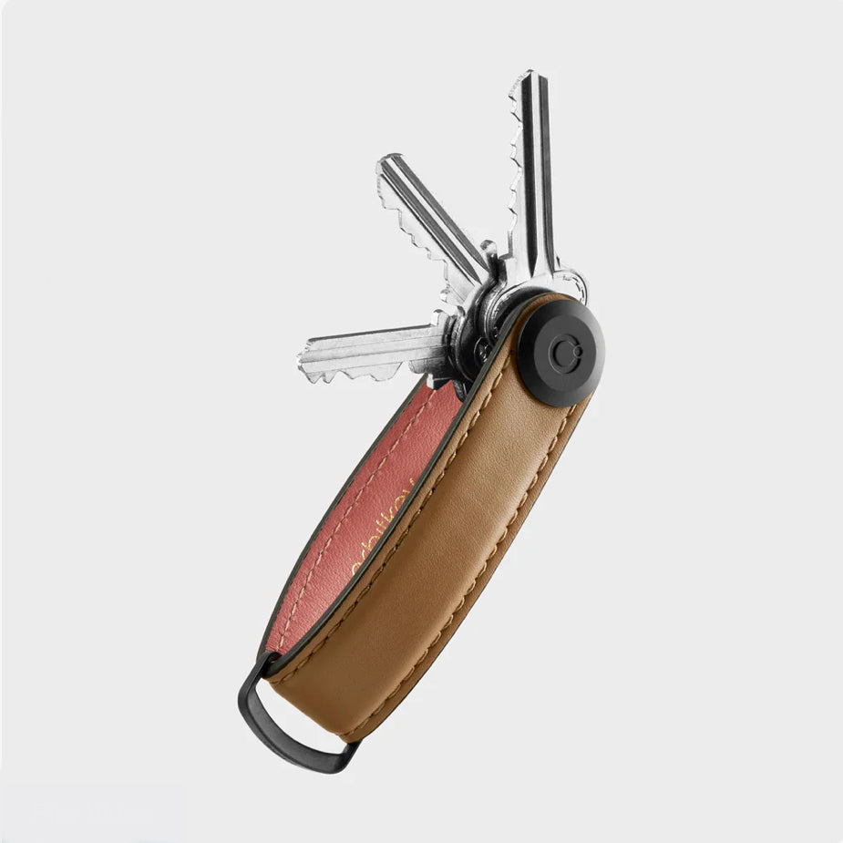 Orbitkey Organiser Leather - Cocoa Rose