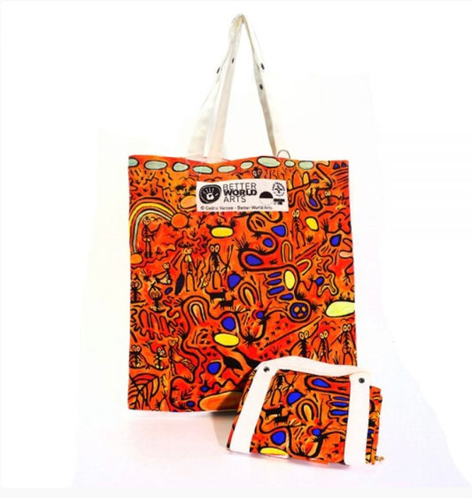 Better World Arts - Foldable Cotton Bag, Cedric Varcoe