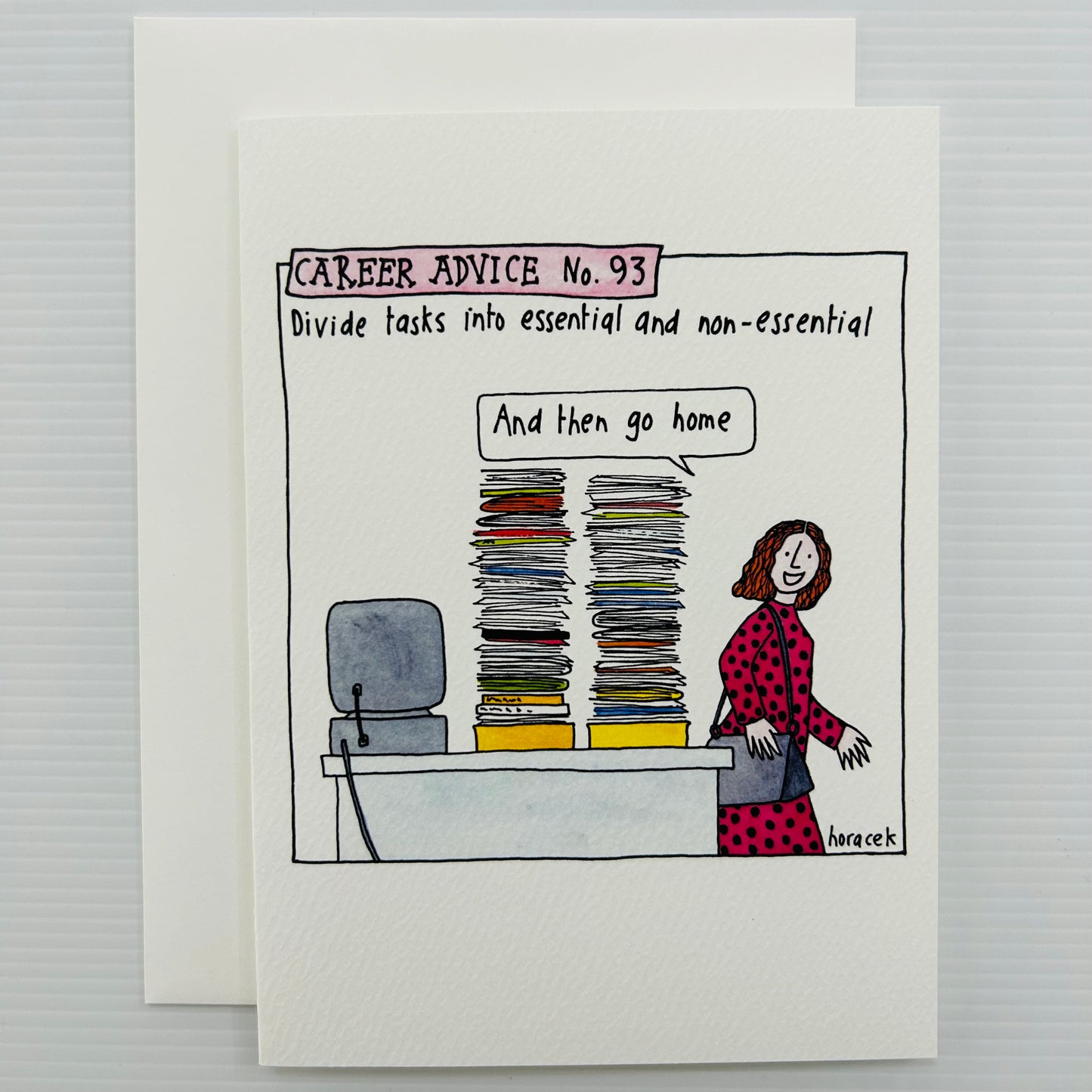 Judy Horacek Card, Career Advice