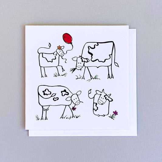 Periwinkle Illustrations Card - Herd It’s Your Birthday