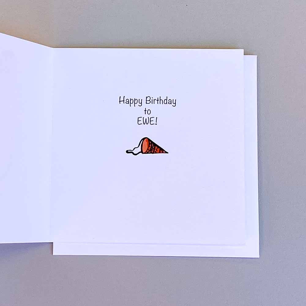 Periwinkle Illustrations Card - Happy Birthday to Ewe