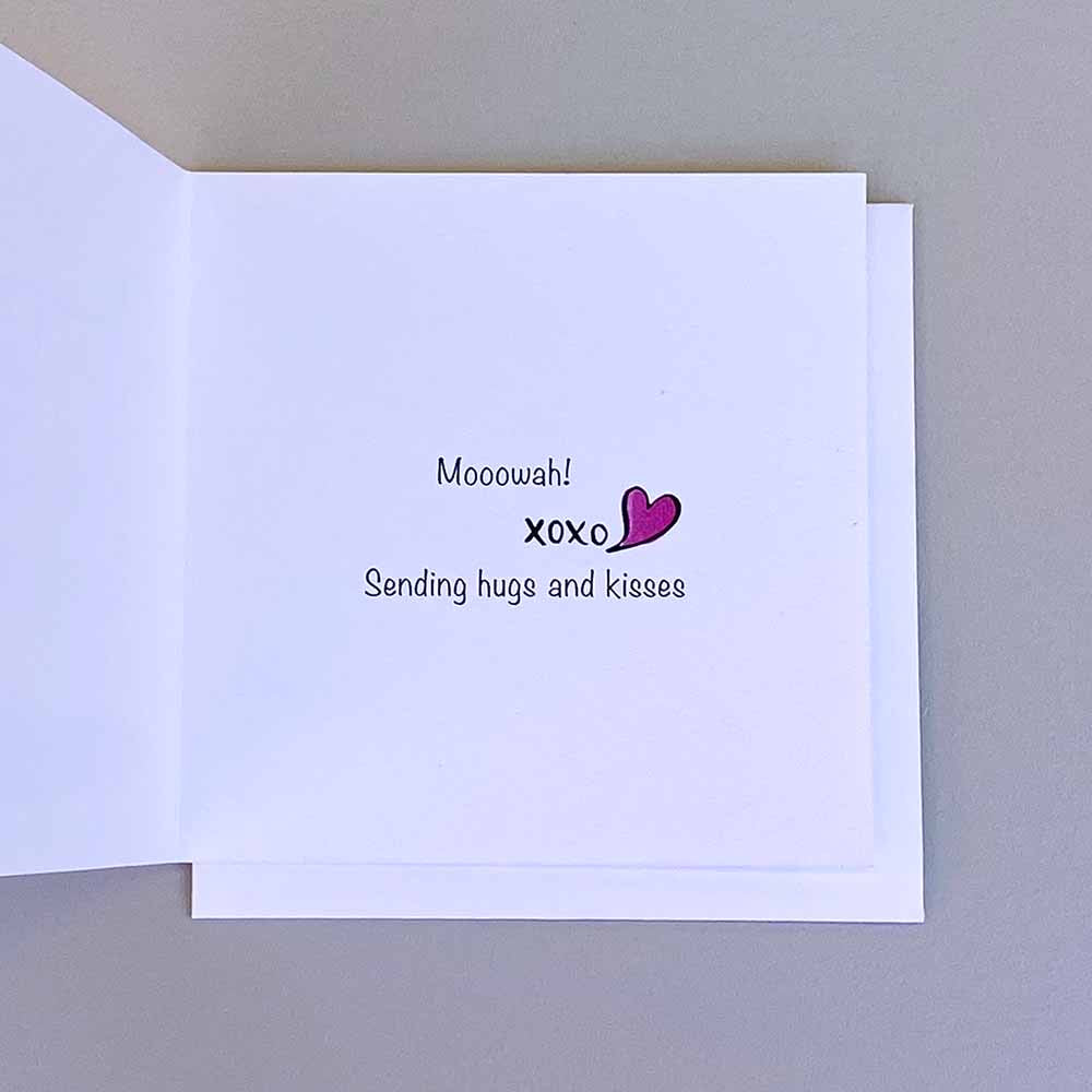 Periwinkle Illustrations Card - Mooowah! Sending Hugs and Kisses