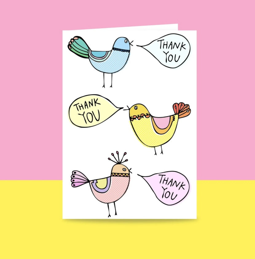 Able and Game Card - Thank You Birds