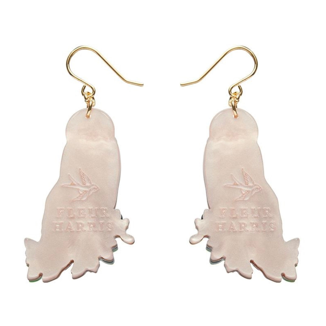 Erstwilder Regal Woodland Owl Drop Earrings