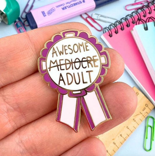 Jubly-Umph Originals Lapel Pin, Awesome Adult Award