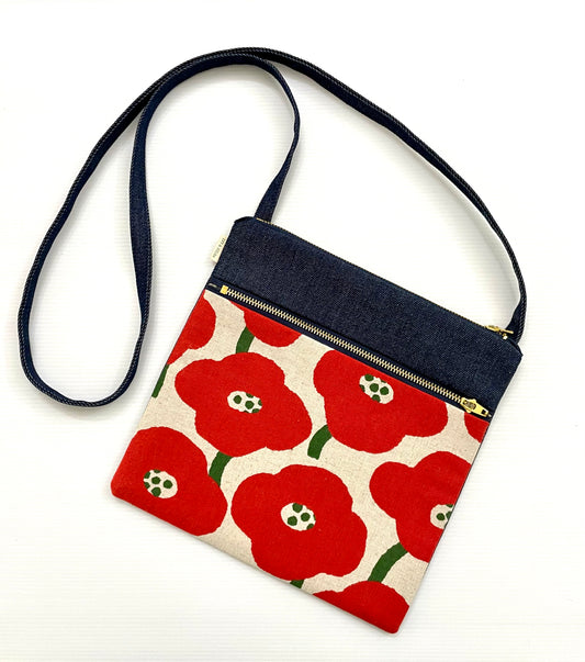 Ivy & Hilda - Red Poppy Handbag