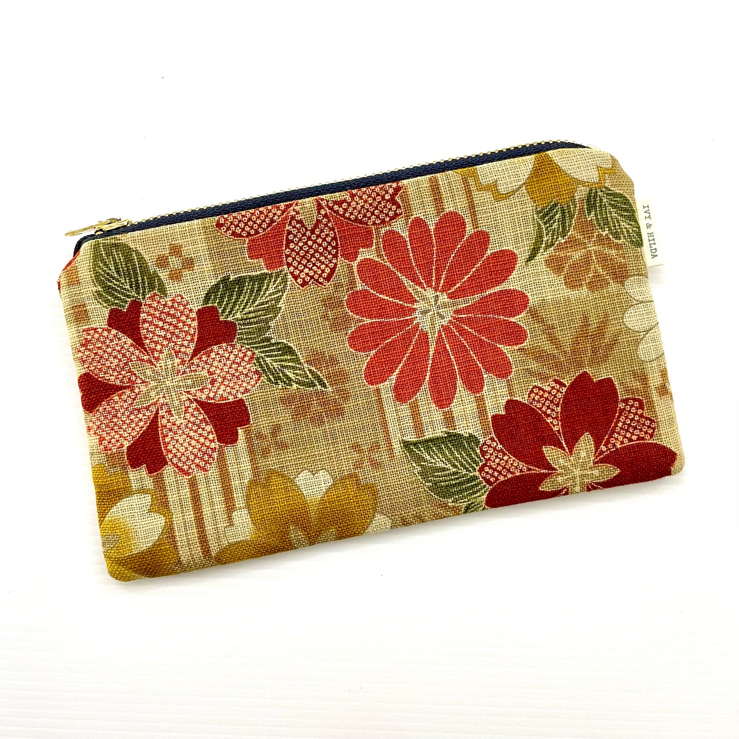 Ivy & Hilda - Travel Pouch/Purse Floral