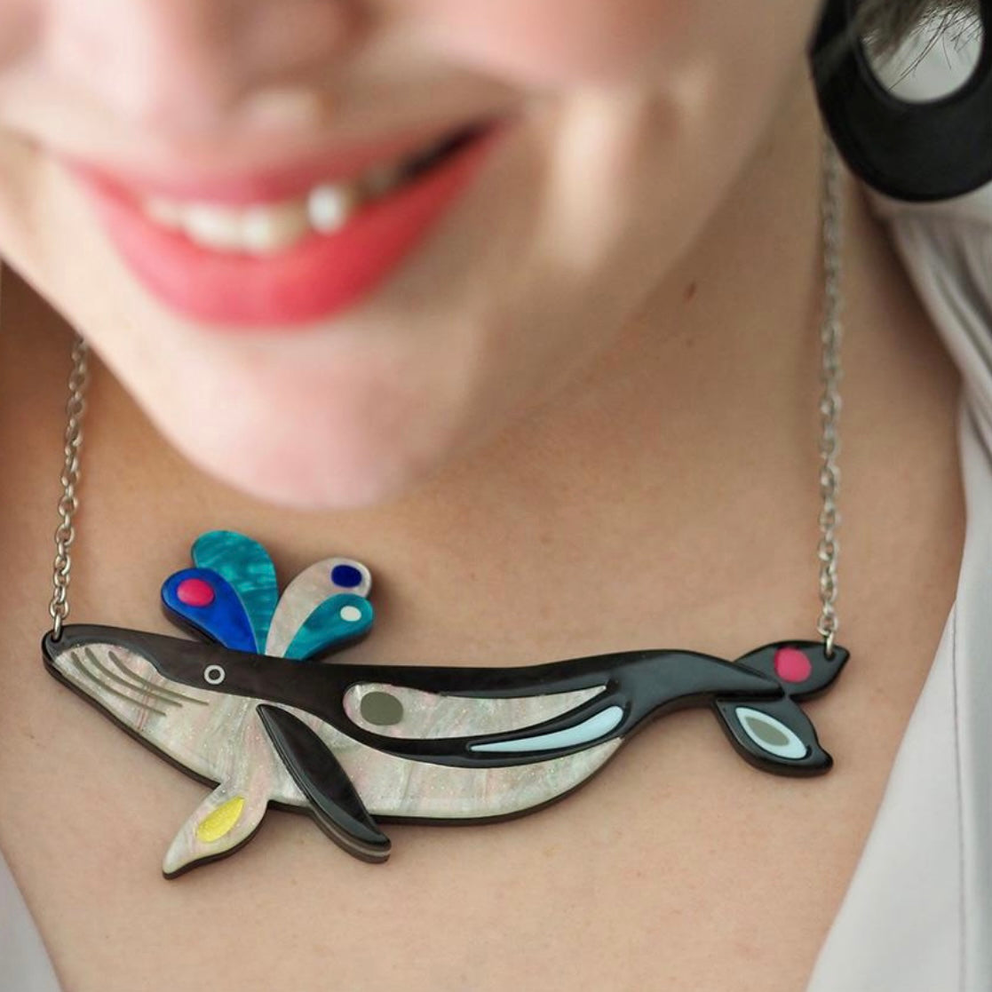 Erstwilder The Halcyon Humpback Whale Necklace