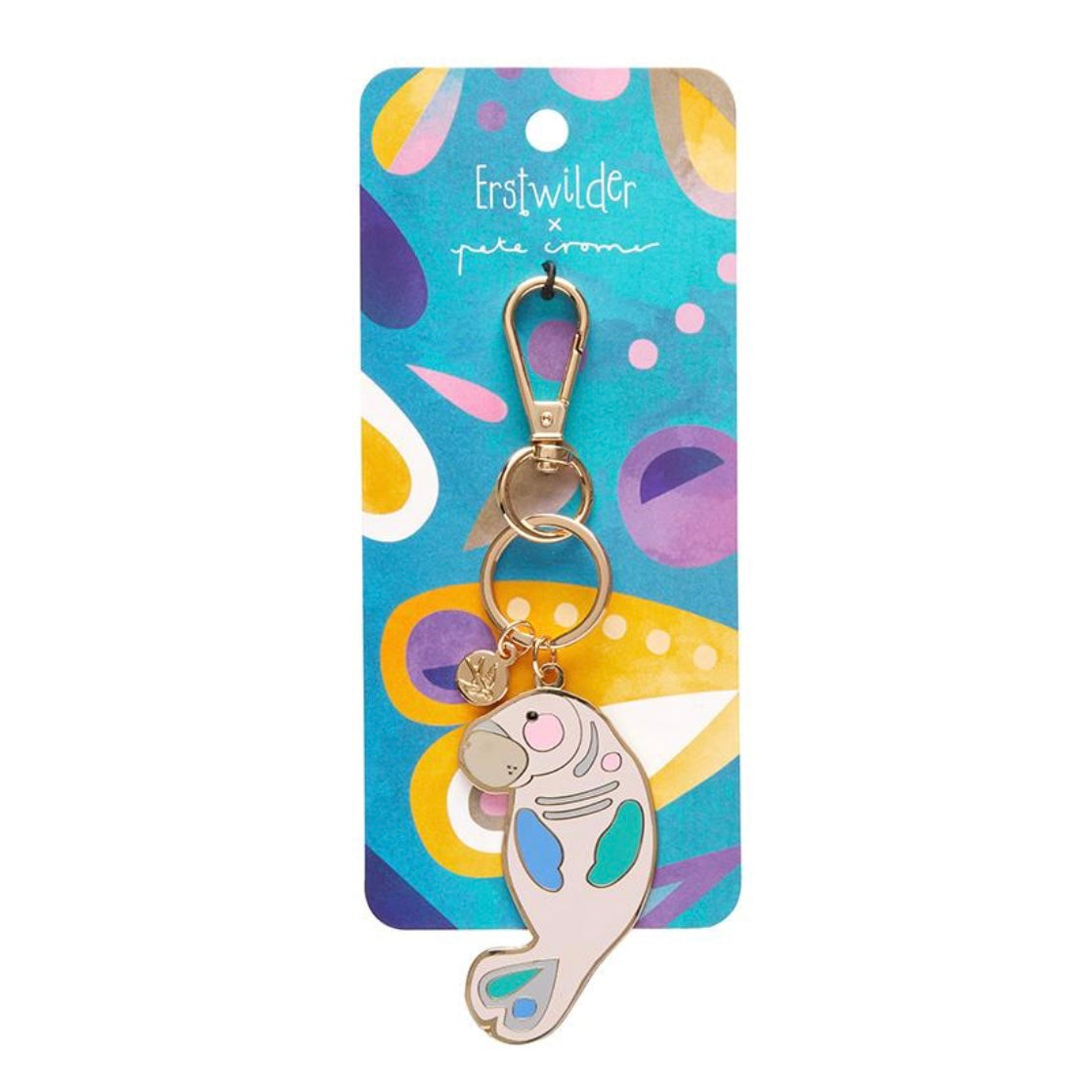 Erstwilder The Dutiful Dugong Enamel Key Ring