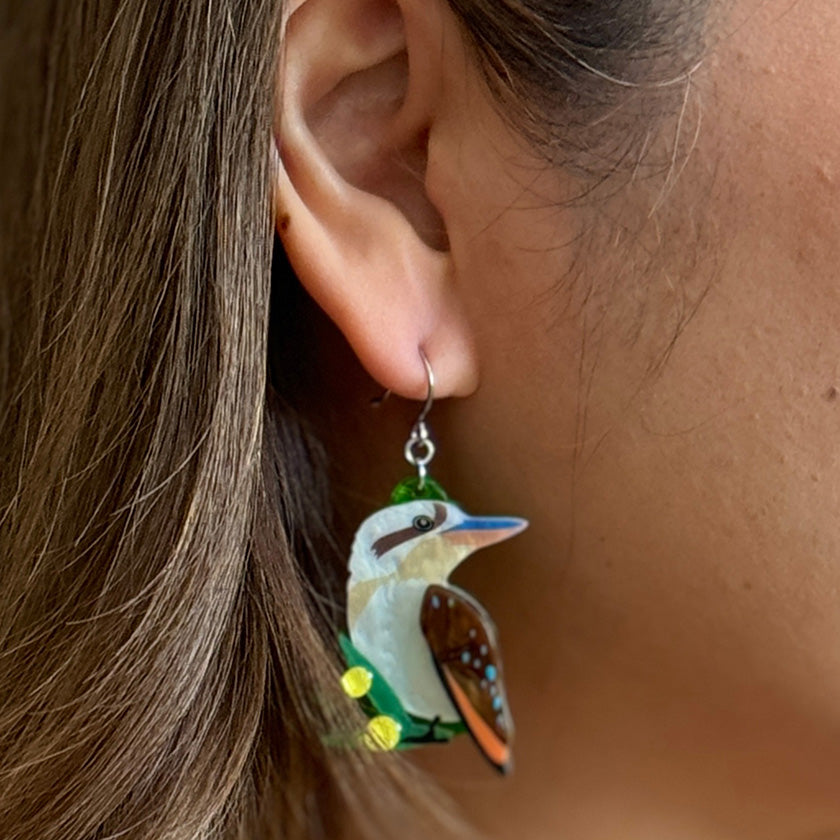 Erstwilder Kirby the Kookaburra Earrings