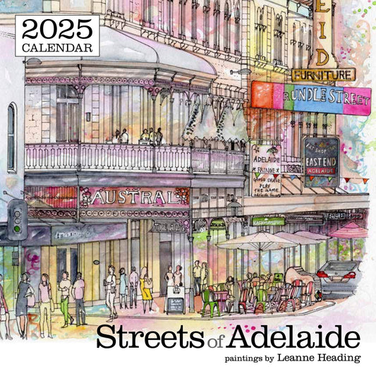 Leanne Heading 2025 Calendar - Streets of Adelaide