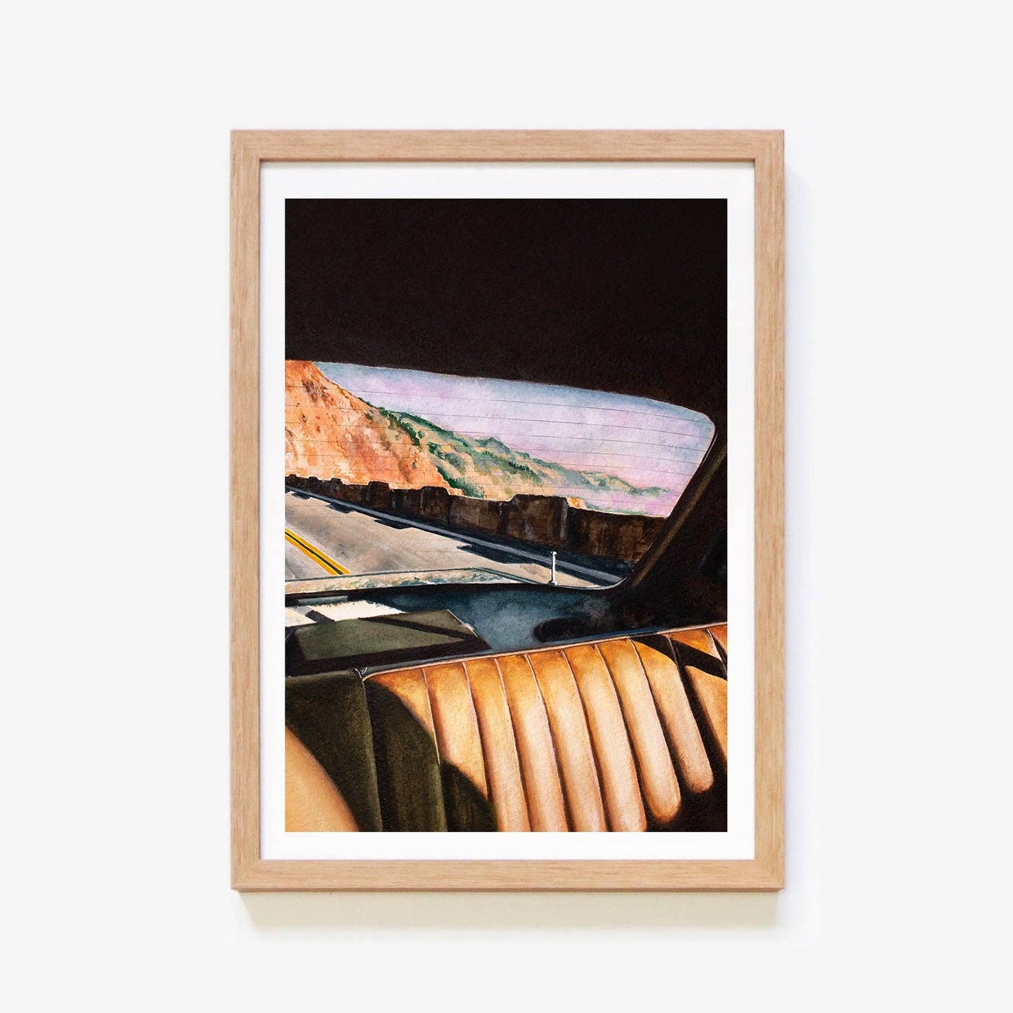 Looking Back - Nostalgic Art Print: A4