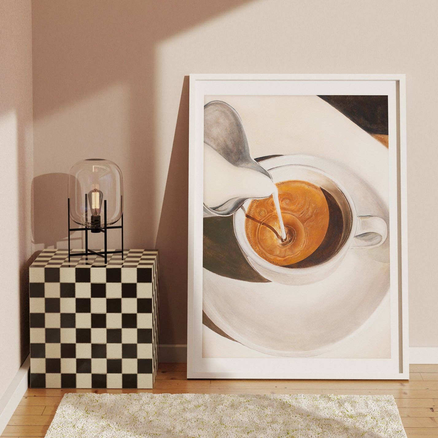 Morning Coffee Art Print : A5
