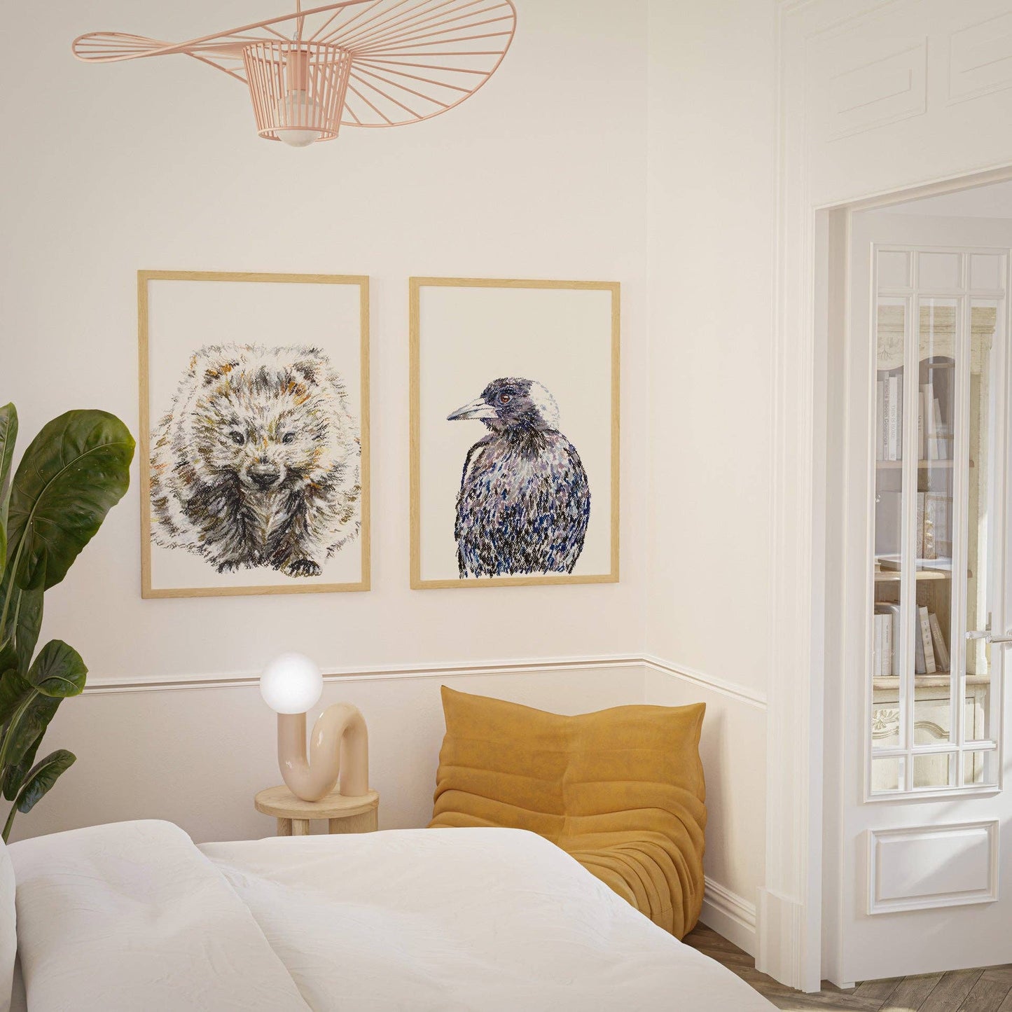 Aussie Animals: Wombat Art Print: Print Only / A4