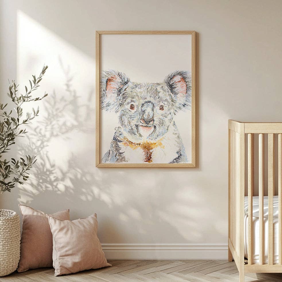 Aussie Animals: Koala Art Print: Print Only / A4