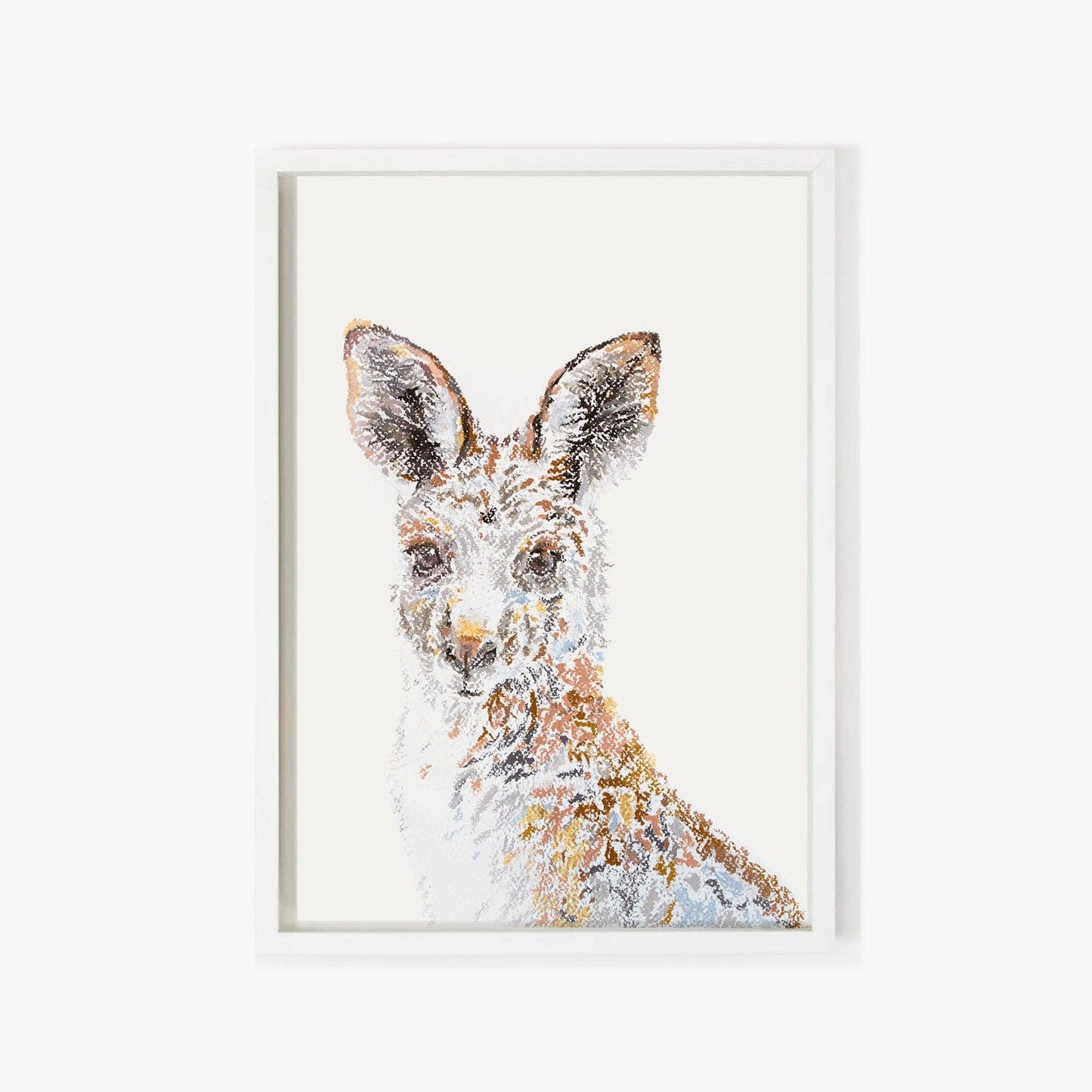 Aussie Animals: Kangaroo Art Print: Print Only / A4