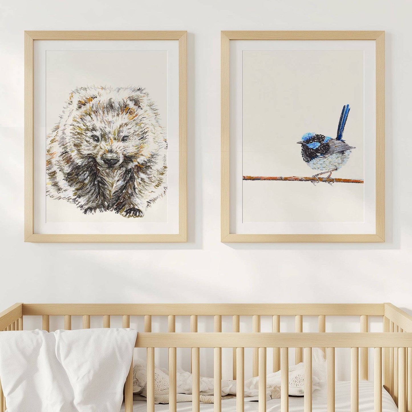 Aussie Animals: Wombat Art Print: Print Only / A4