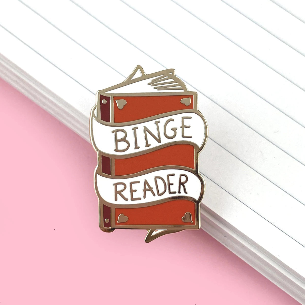 Jubly-Umph Lapel Pin Binge Reader