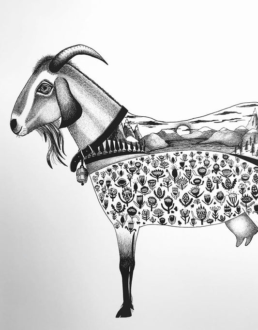 Suzanna's Art Goat Cropped