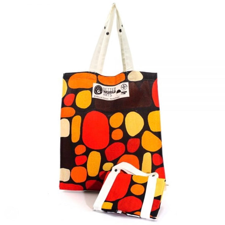 Better World Arts - Foldable Cotton Bag, Keturah Nangala Zimran