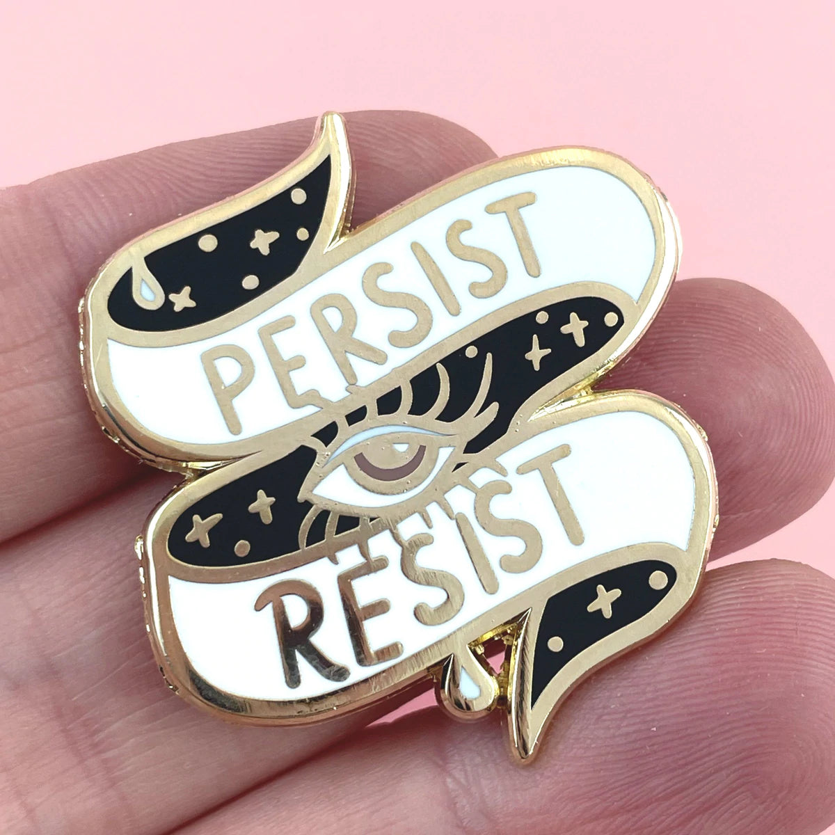 Jubly-Umph Lapel Pin Persist Resist