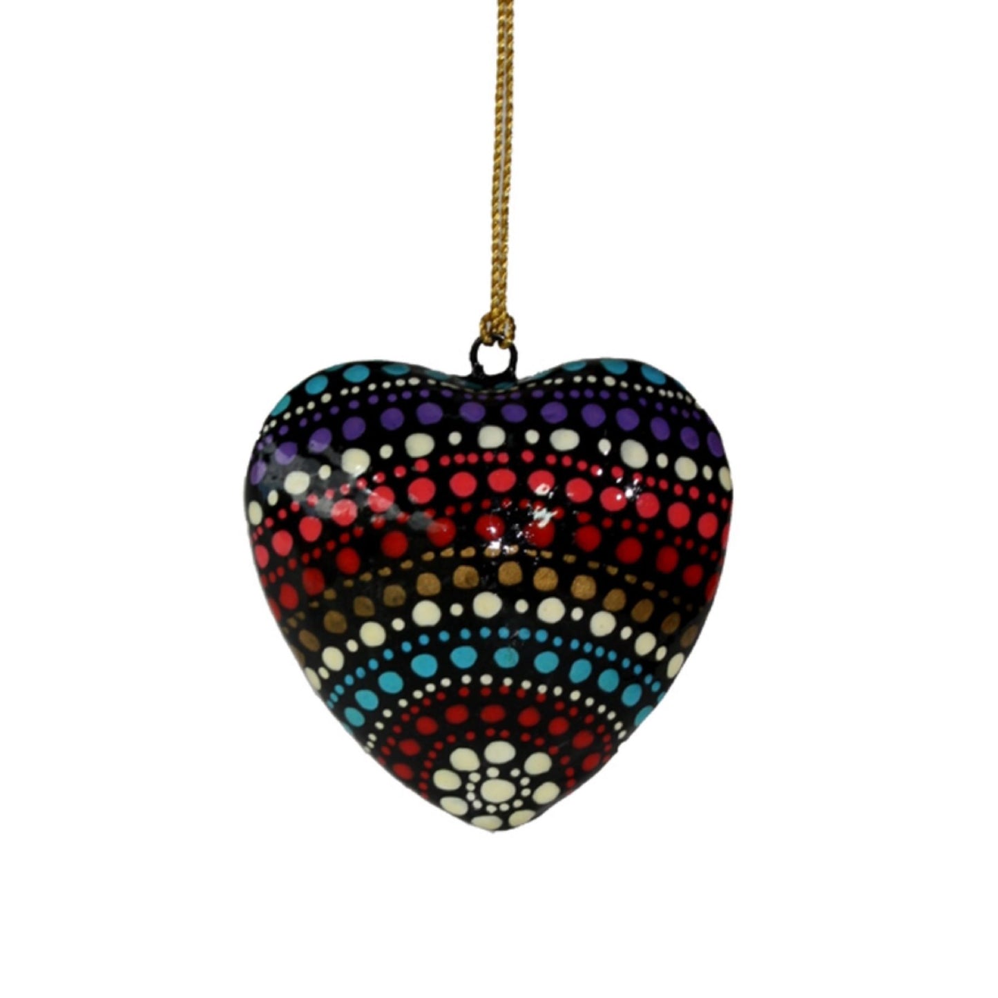Better World Arts Lacquerware Decorative Heart - Artist Olivia Wilson