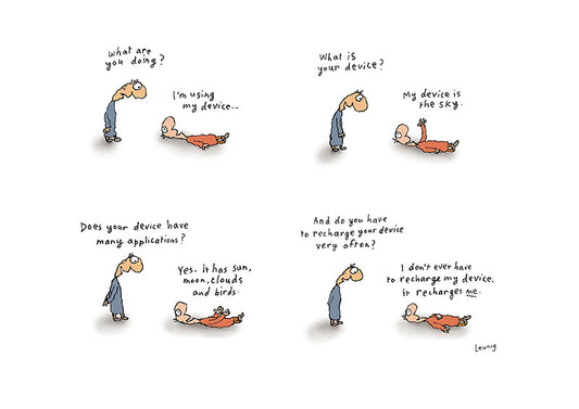 Michael Leunig Print - Device