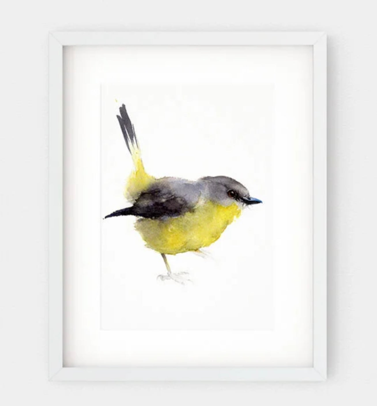 Choose Arts Art by Qing - Fine Art Print Eastern, Yellow Robin