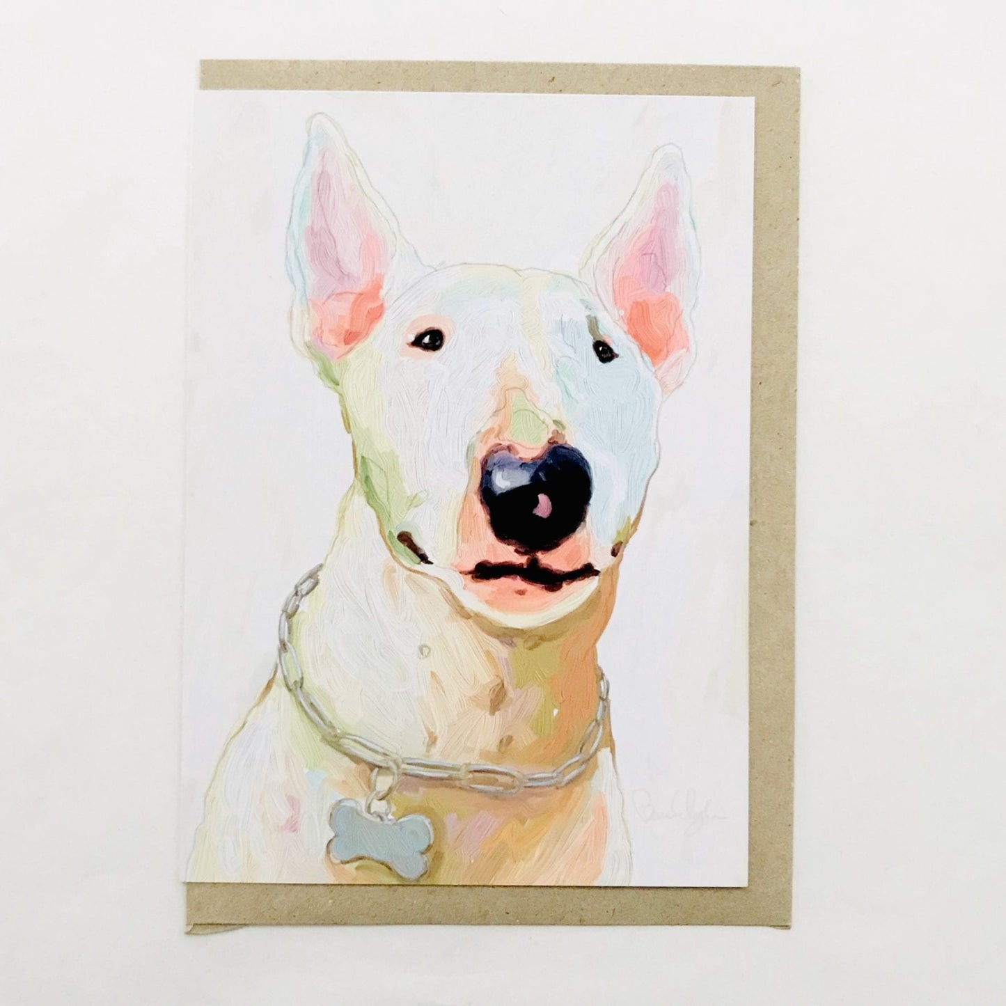 Beau Wylie Card Bruce The Bull Terrier