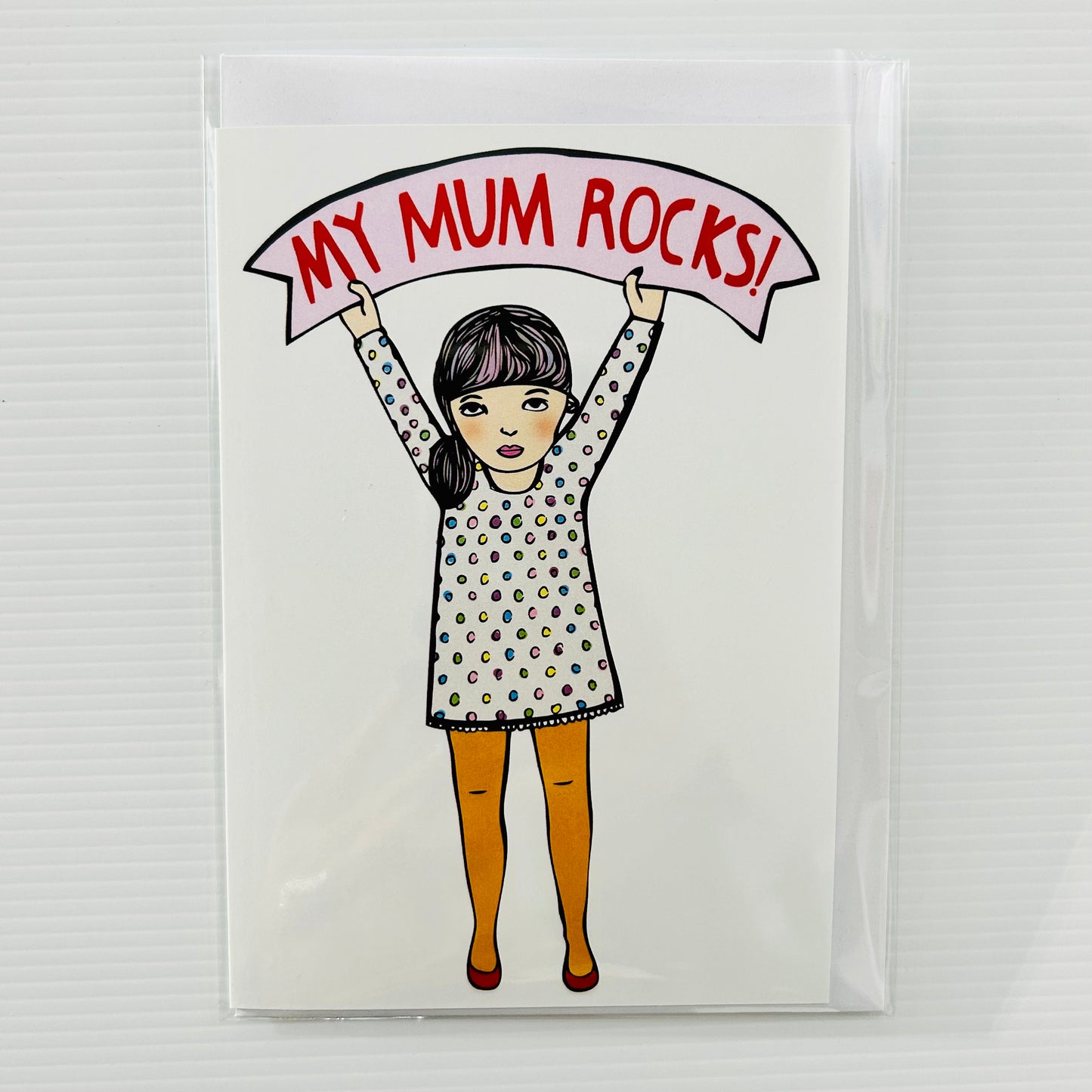 Able and Game Card - My Mum Rocks (Girl)