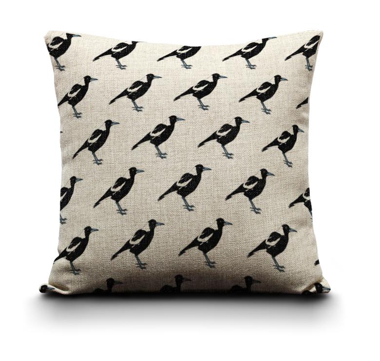 Red Parka Cushion Cover Magpie