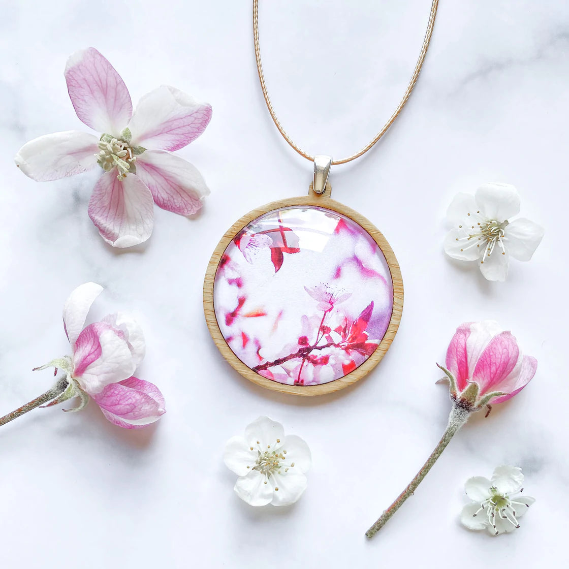 Myrtle & Me Pendant Spring Blossom Pink